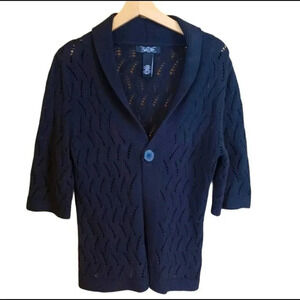 Crystal-Kobe M one button‎ Cardigan